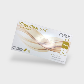 Рукавички Ceros Vinyl Clear 5.5г L 21656 фото
