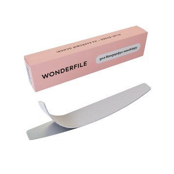 Абразиви для пилки на піні півмісяць Wonderfile 162*24 150гр 20шт WFF162/150 фото