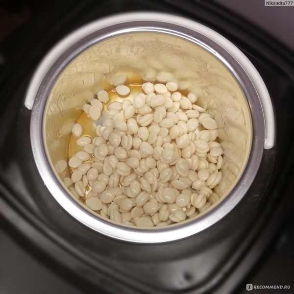 Гарячий плівковий віск у гранулах Italwax - Білий шоколад, 500 г 8547 фото