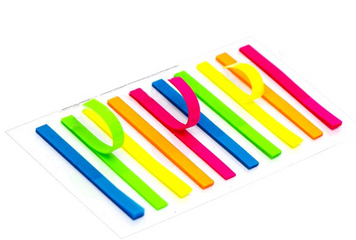 Закладка.5 цветов "stick Notes" Р13 23494 фото