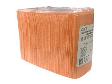 Нагрудник стоматологичный CEROS 33*45 Оранжевый (125шт) 24416 фото
