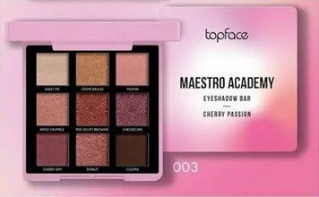 TopFace Набор теней для век 9-цветов Maestro Eyeshadow Bar 003 13781 фото