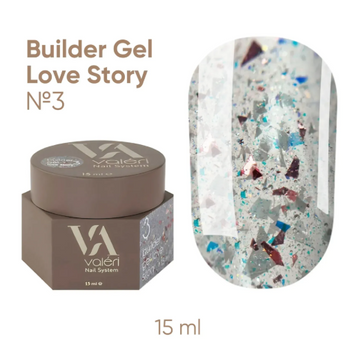 Valeri NEW Builder Gel Love Story 15 ml. №03 NVBGLS15-03 фото