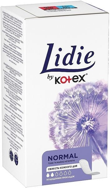 Прокладки щоденні Lidie by Kotex Normal, 50 шт 19641 фото
