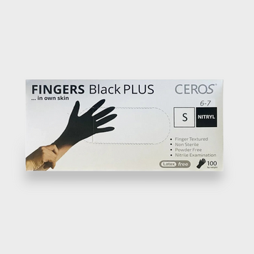 Рукавички Ceros Black PLUS 5.0г S 22016 фото