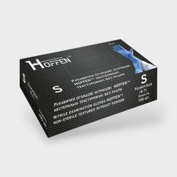 Перчатки HOFFEN Голубые S 3,5г 15989 фото