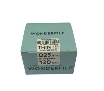 Сменные файлы для диска 25мм (120гр) (50шт) WFPDG25/120 фото