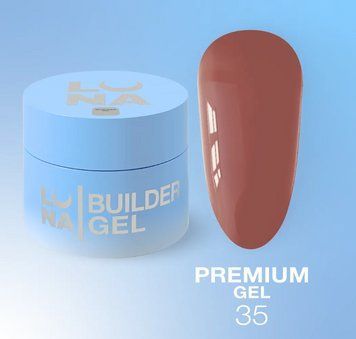 LUNA Гель для нарощування 15ml Premium Gel No35 21339 фото