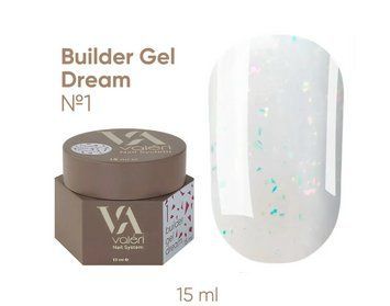 Valeri NEW Builder Gel Dream 15ml №01 NVDBG15-01 фото