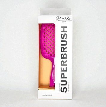 Janeke Superbrush the original гребінець продувна, щітка для волосся неоново-рожевого кольору 82SP226FF2 фото